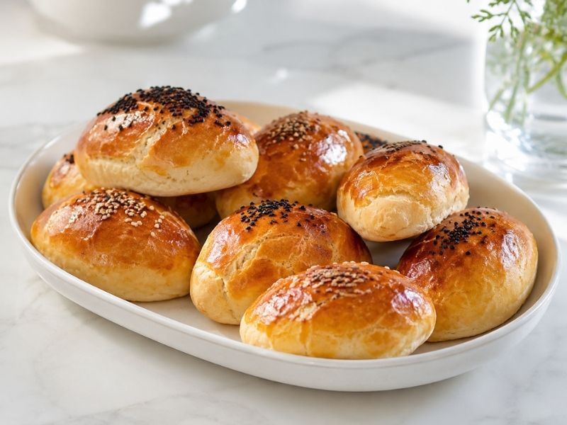 Pastane Lezzetinde Tereyağlı Poğaça Tarifi