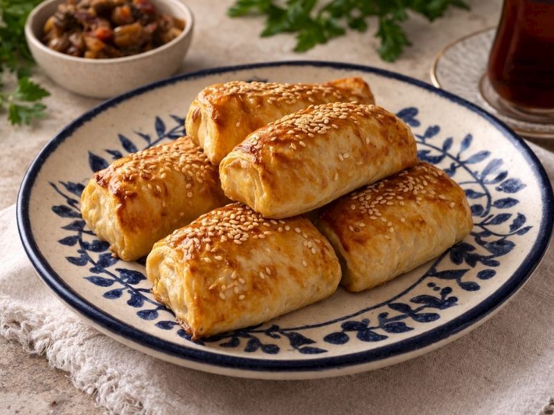 Patlıcanlı Çıtır Börek Tarifi
