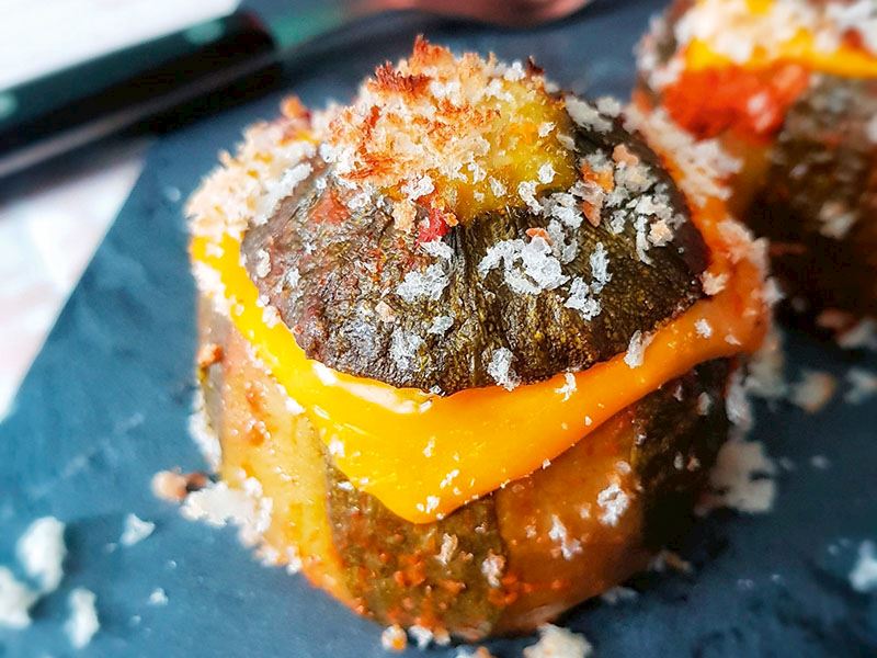 Kretische Zucchini mit Auberginen