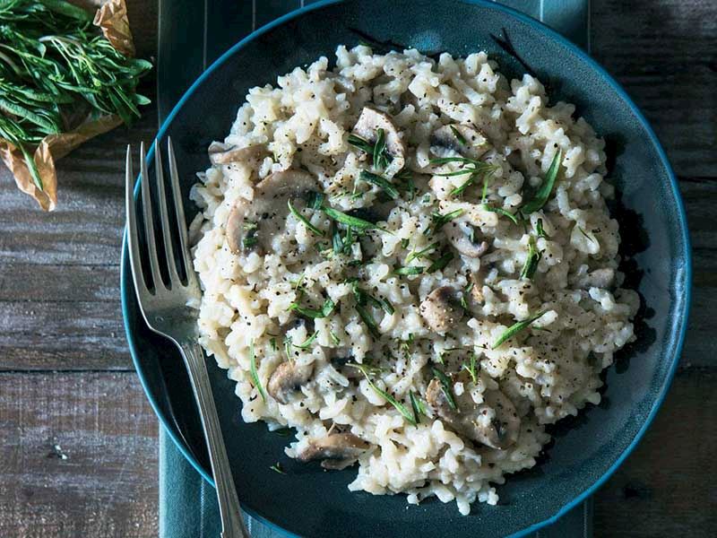 Porçini mantarlı risotto