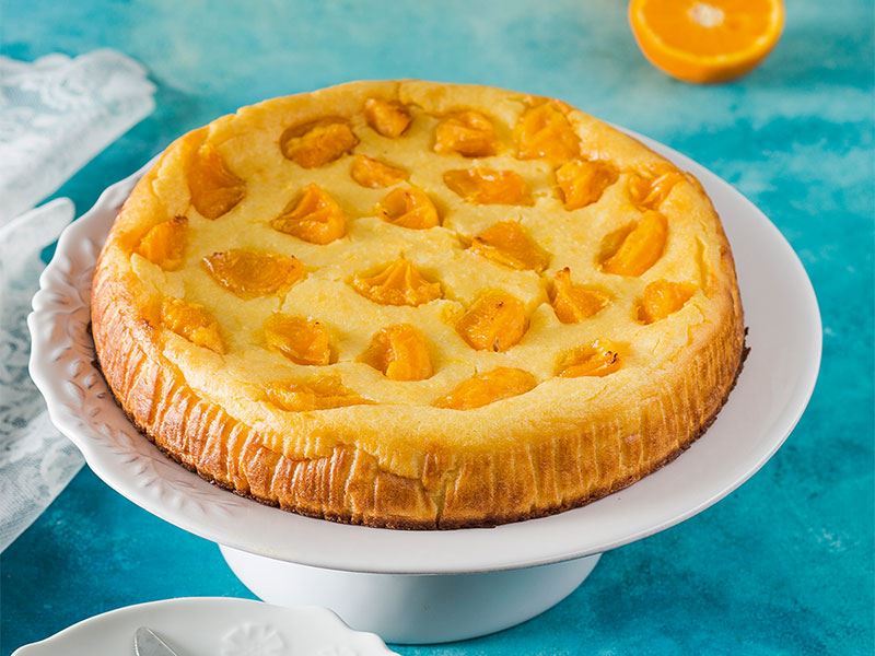 Portakallı irmik pastası