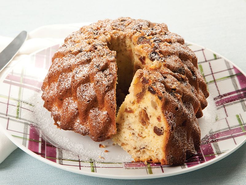 Portakallı, Cevizli Ve İncirli Kek