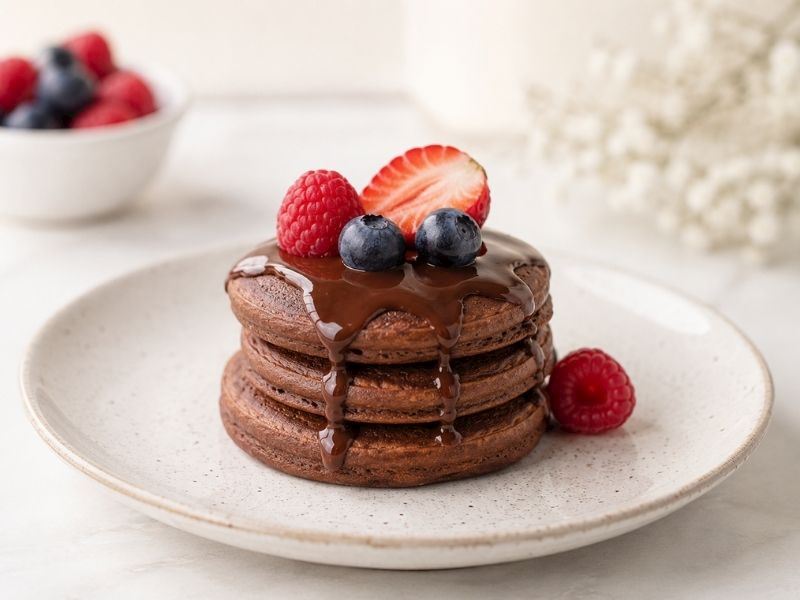 Puff Puff Kabaran Kakaolu Mini Pancake Tarifi