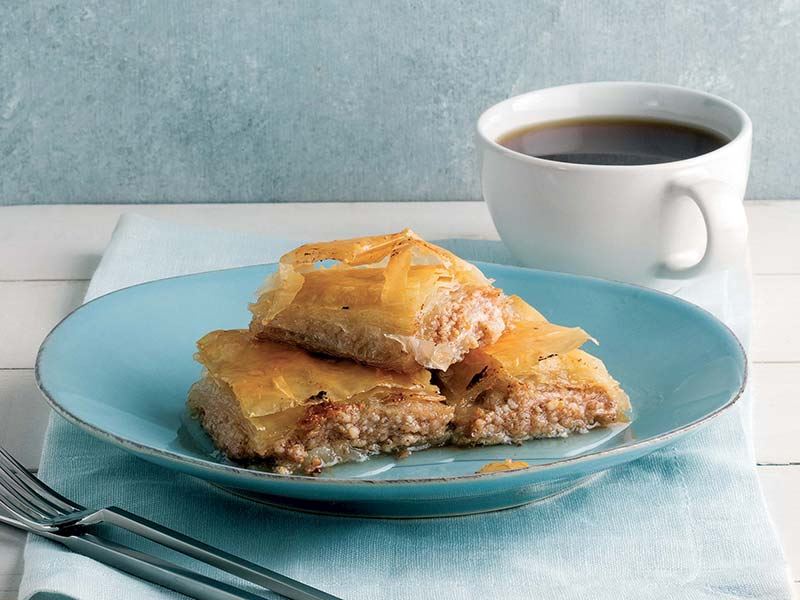 Ricotta peynirli dilimler