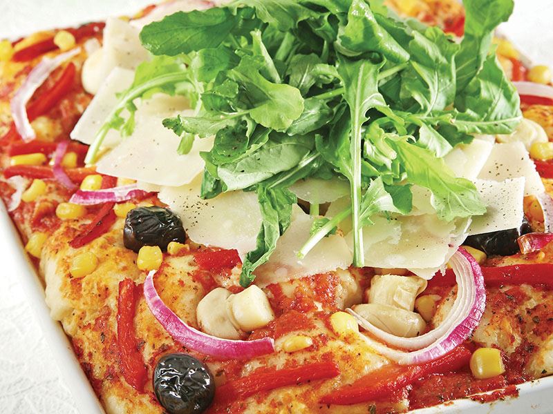 Rokalı peynirli pizza Tarifi Nasıl Yapılır?