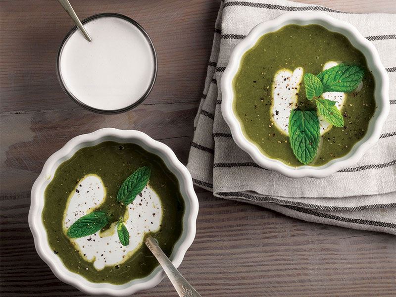 Sarı mercimekli ıspanak çorbası