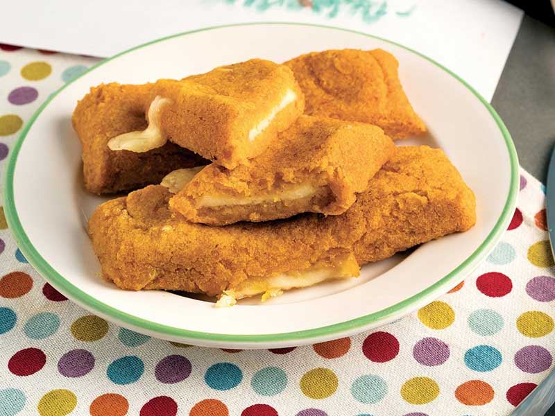 Sebzeli mozzarella sticks