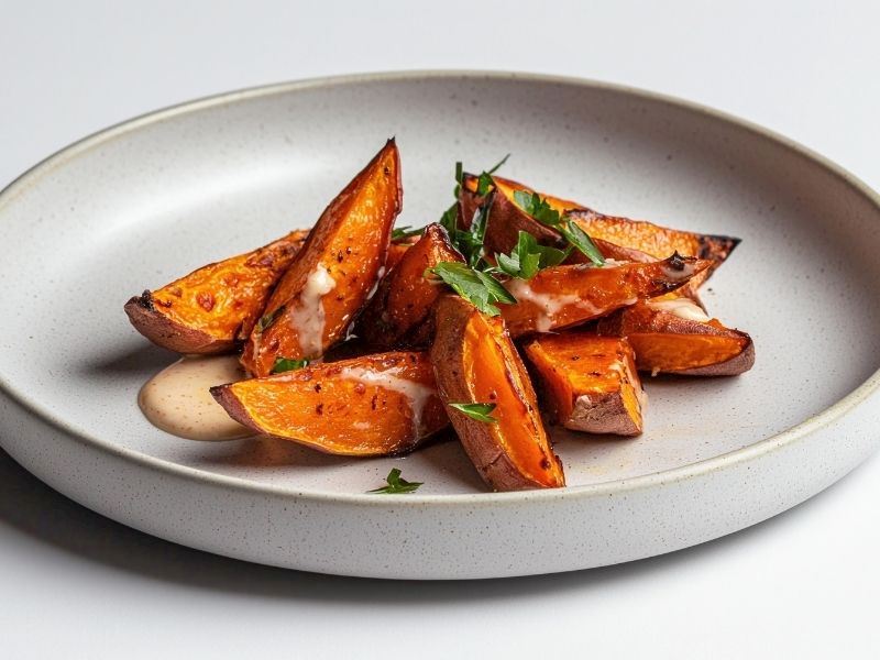 Tahin Soslu Tatlı Patates