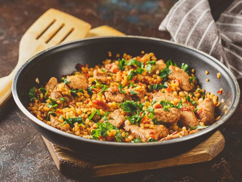 Tavuklu Naneli Kuskus