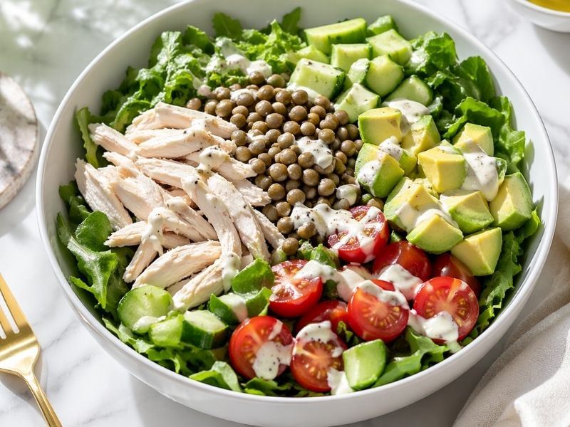 Tok Tutan Diyet Salata Tarifi