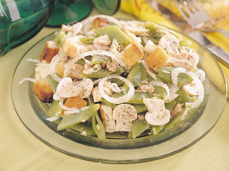 Ton Balıklı Fasulye Salatası
