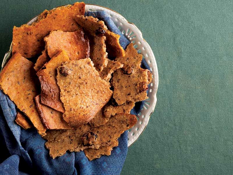 Uşak tarhanasından tuzlu cips
