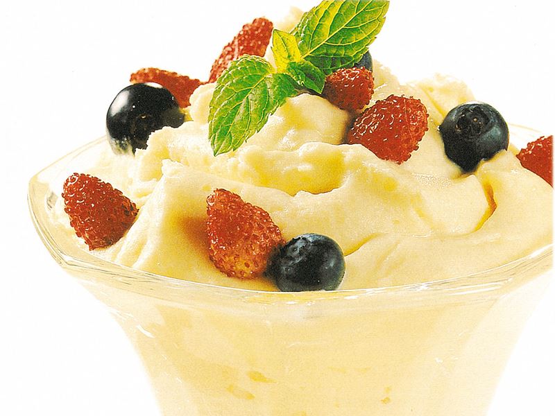 Vanille-Eiscreme