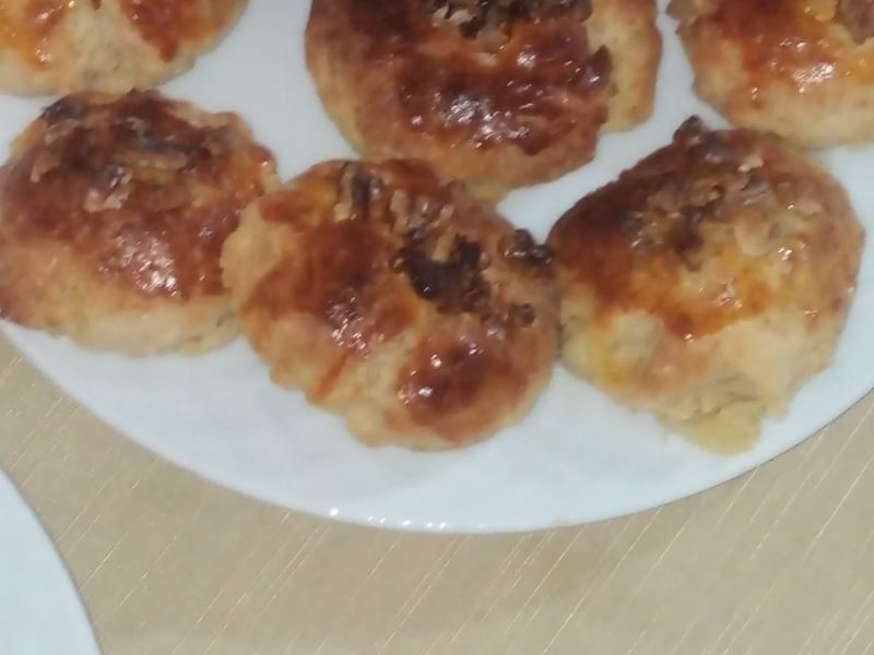 Yoğurtlu cevizli kurabiye