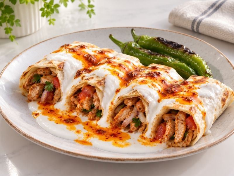 Yoğurtlu Tavuk Tantuni Tarifi