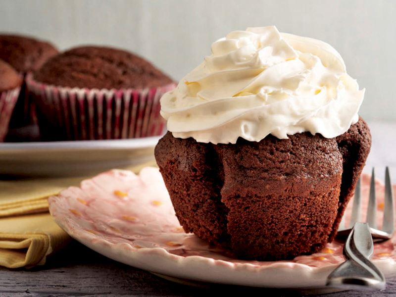 Zencefilli kakaolu muffinler
