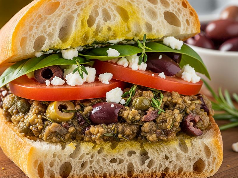 Zeytin ezmeli sandviç Tarifi