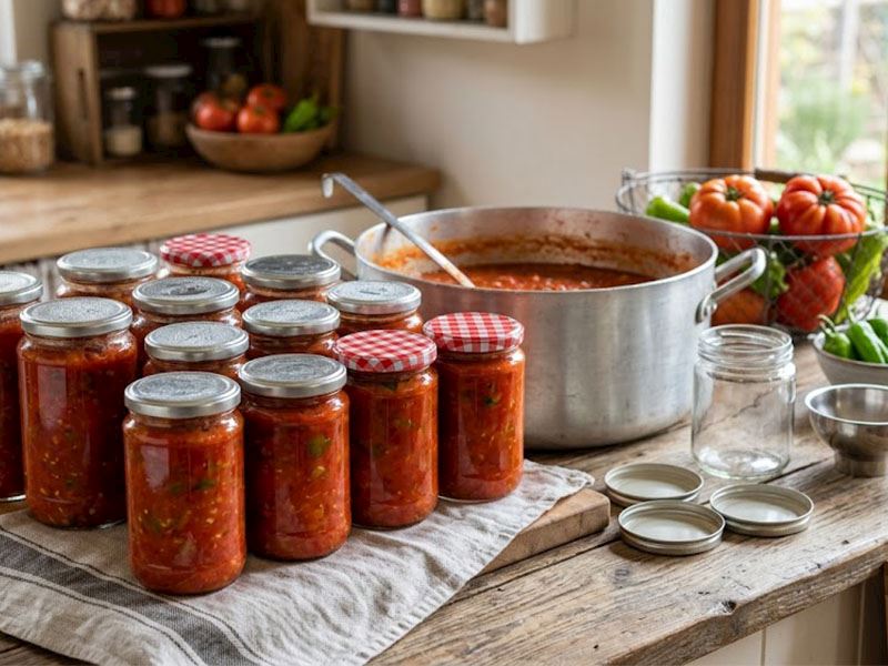 10 Kilo Domatesten Kaç Kavanoz Menemen Çıkar?