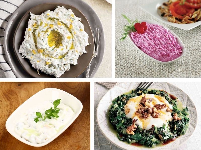15 Kolay ve Farklı Yoğurtlu Meze Tarifi