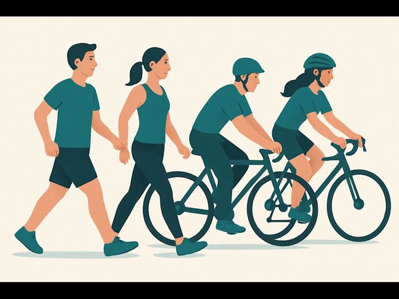 Bisiklete binmek mi, yürümek mi: Kilo vermek için hangisi daha iyi?