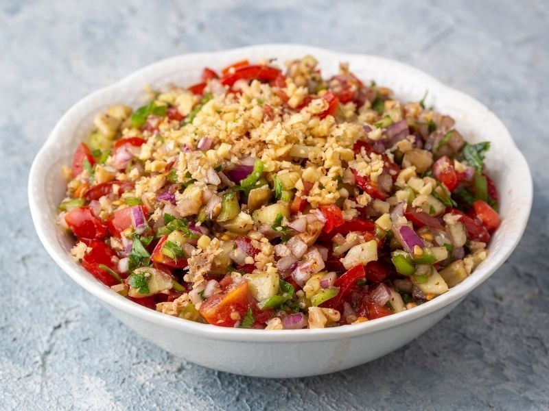 Gavurdağı Salatası Sosu Nasıl Yapılır?
