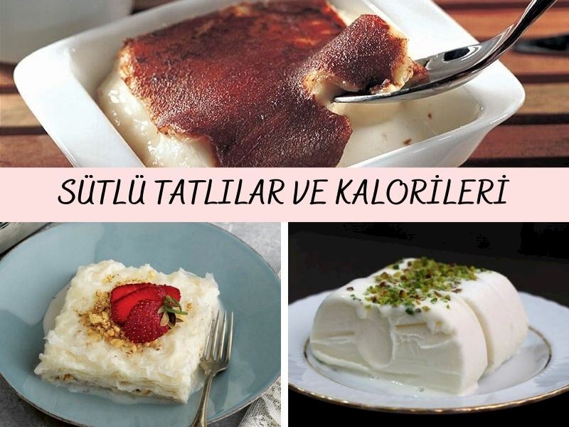 Hangi Tatlı Kaç Kalori: Sütlü Tatlılar ve Kalorileri