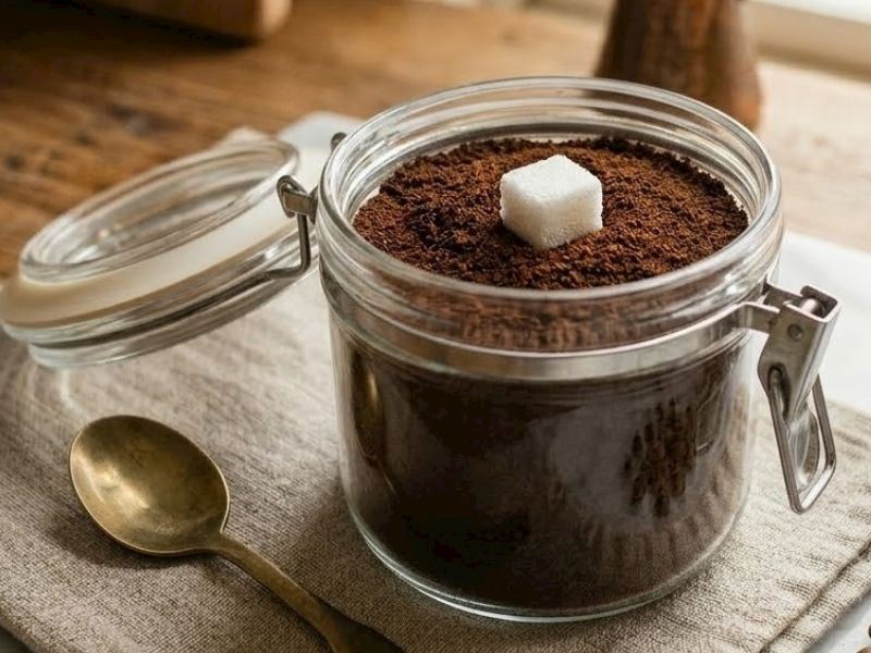 Kahve Kavanozuna Neden Kesme Şeker Konur?