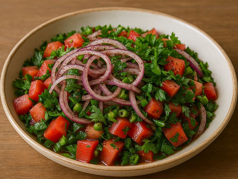 Kebapçı Salatası Nasıl Yapılır?