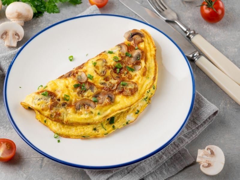 Omlete Süt Katılır Mı?