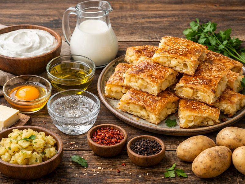 Patatesli Böreğin Sosuna Ne Konur?