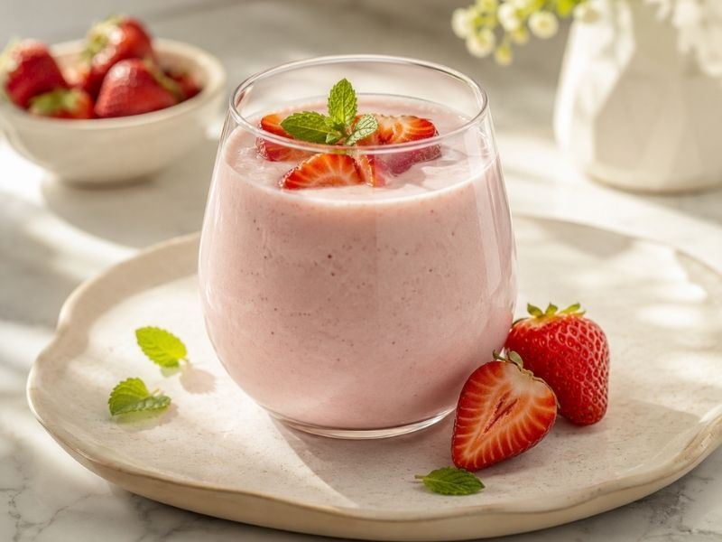 5 Dakikada Hazır Yoğurtlu Smoothie Tarifi