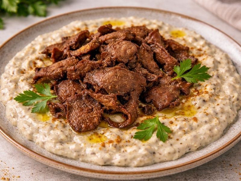 Beğendili Ciğer Tarifi