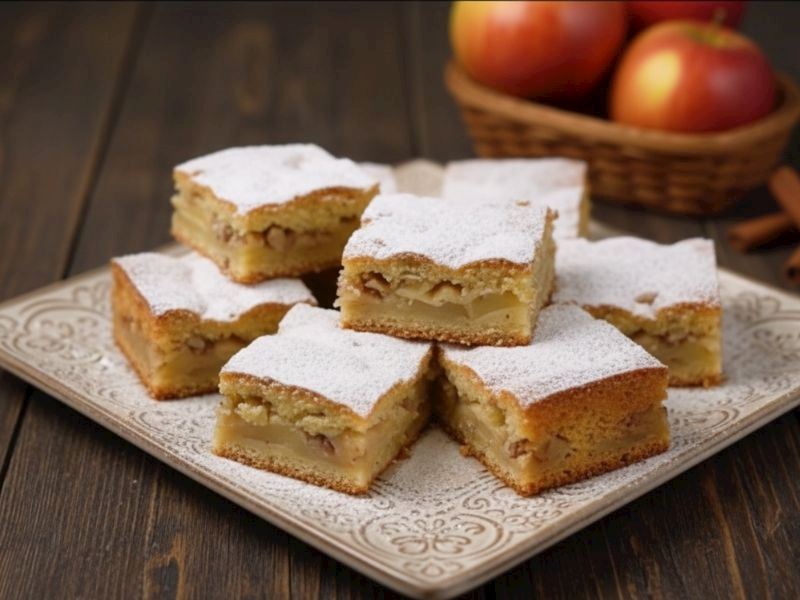 Bisküvili Elmalı Kek Tarifi