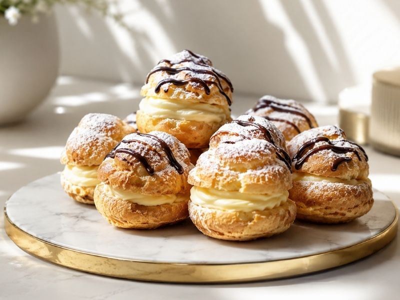 Choux Hamuru ile Yapılan Cream Puff Tarifi