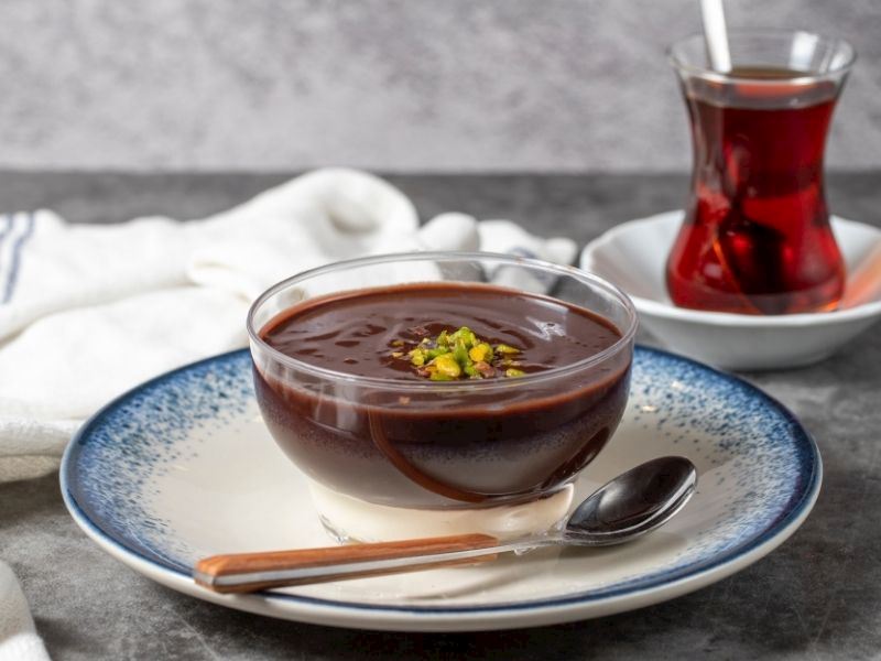 Ev Yapımı Kakaolu Puding Tarifi