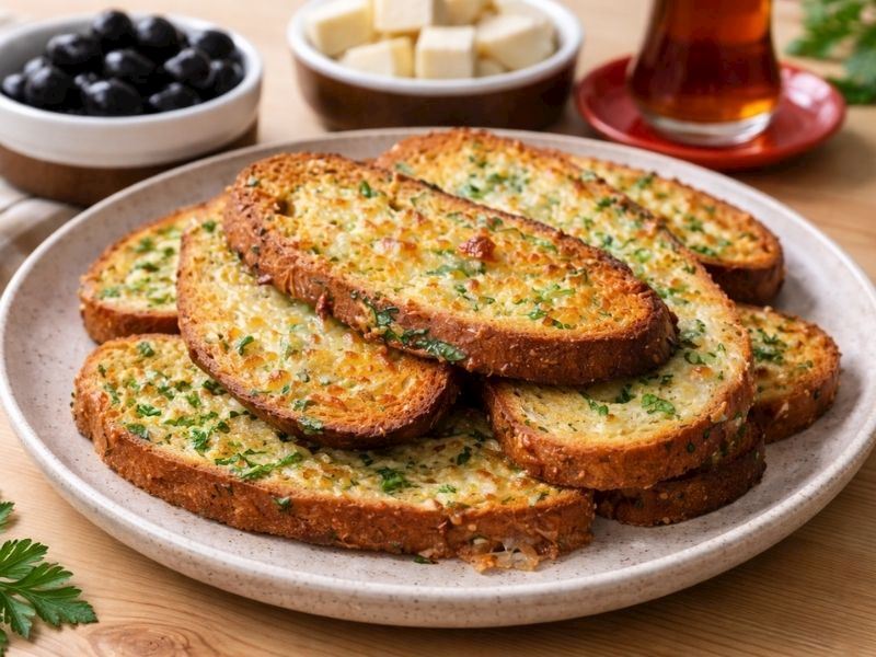 Fırında Yumurtalı Ekmek Tarifi 