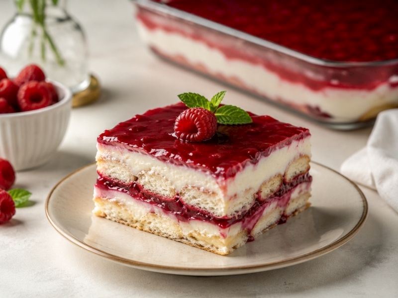 Frambuaz Soslu Borcam Pastası Tarifi