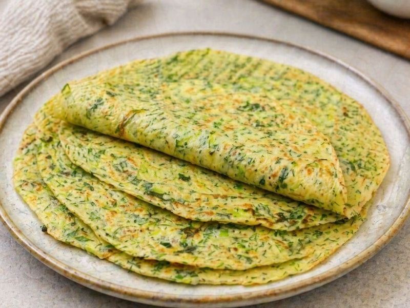 Kabaklı Yeşillikli Krep Tarifi