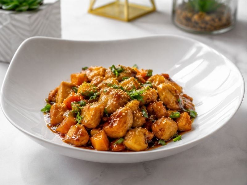Kayısılı Acı Tatlı Soslu Tavuk Tarifi