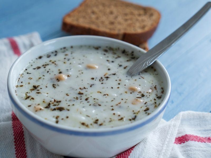 Kesilmeden Tam Kıvamında Nohutlu Yayla Çorbası Tarifi