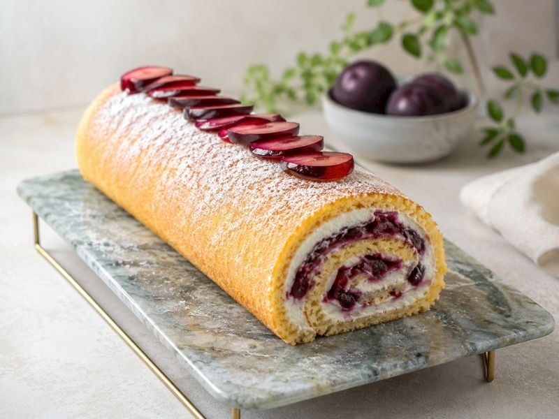 Mürdüm Erikli Rulo Pasta Tarifi