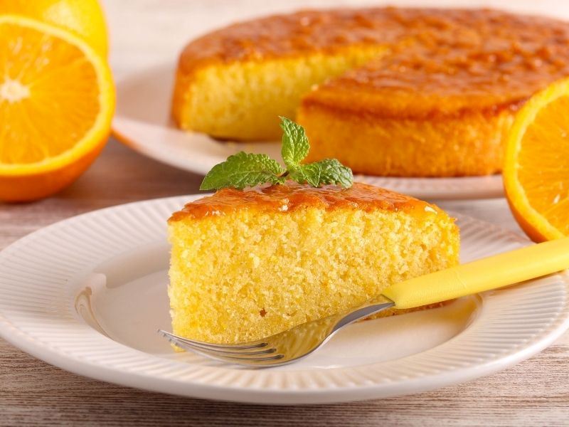 Portakal Soslu Islak Kek Tarifi