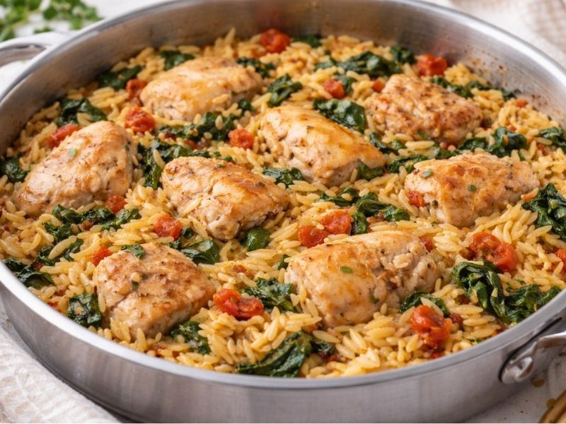 Tek Tencerede Tavuklu Şehriye Pilavı Tarifi