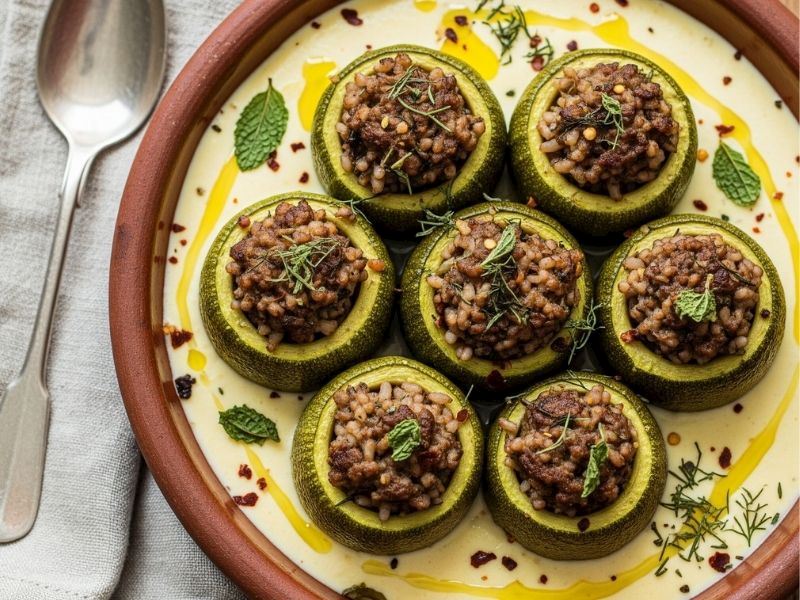 Terbiyeli Kabak Dolma Tarifi